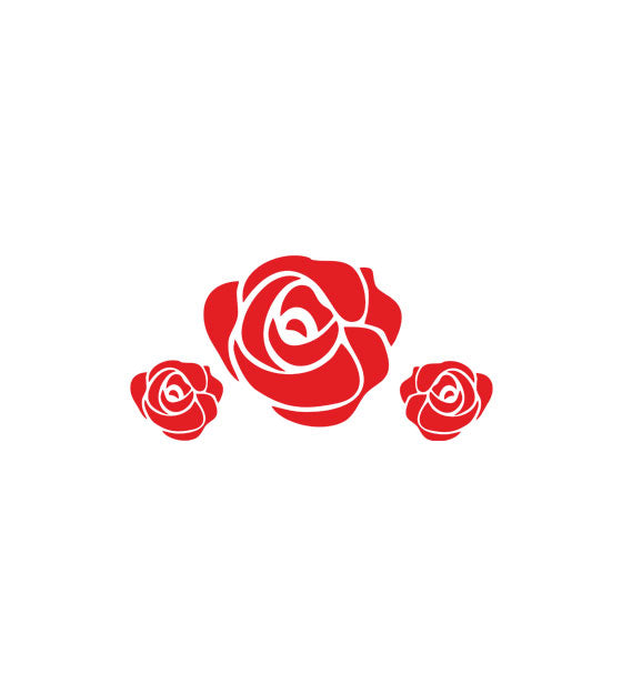 Endearing Lovely Red Rose Vector Art