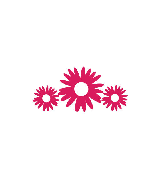 Elegant Magenta Pink Wedding Floral Pattern Vector Art