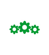 Emerald Green Wedding Floral Pattern Vector Art