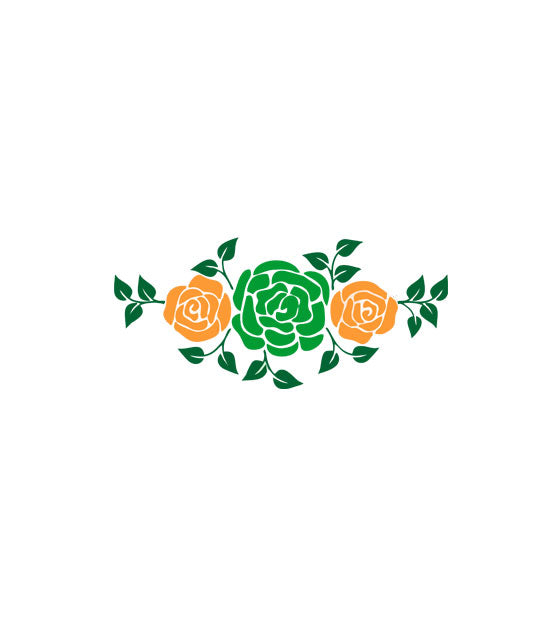 Flowering Vines Floral Pattern Vector Art