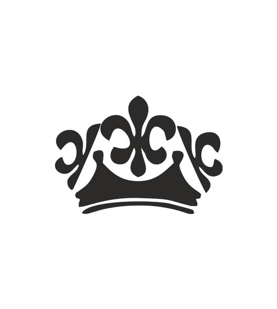 Beautiful Fancy Crown Silhouette Art
