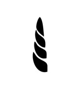 Subtle Unicorn Horn Silhouette Art