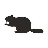 Beaver Silhouette Art