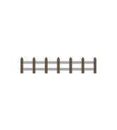 Wooden Cattle Fence Vector Art