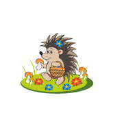 Mushroom Hedgehog Vector Art