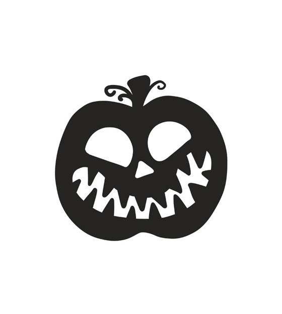 Sneering Jack O' Lantern Silhouette Art