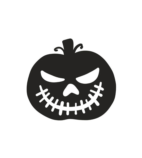 Confounded Halloween Pumpkin Silhouette Art