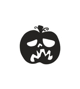 Pleading Halloween Jack O' Lantern Silhouette Art