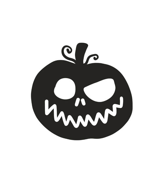 Woozy Halloween Pumpkin Jack O'Lantern Silhouette Art