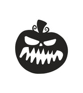 Dizzy Halloween Pumpkin Silhouette Art