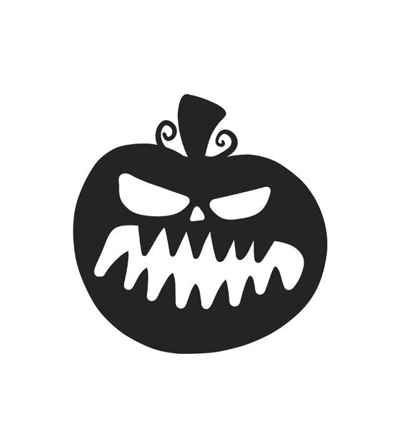Dizzy Halloween Pumpkin Silhouette Art