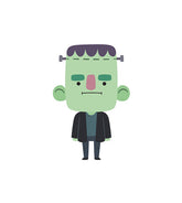 Esoteric Frankenstein's Monster Halloween Vector Art