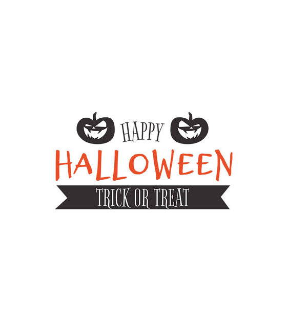 Jack O'Lantern Happy Halloween Trick or Treat Vector Art