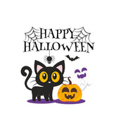 Pompous Happy Halloween Wish Vector Art