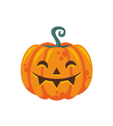 Beaming Face Jack O' Lantern Halloween Vector Art
