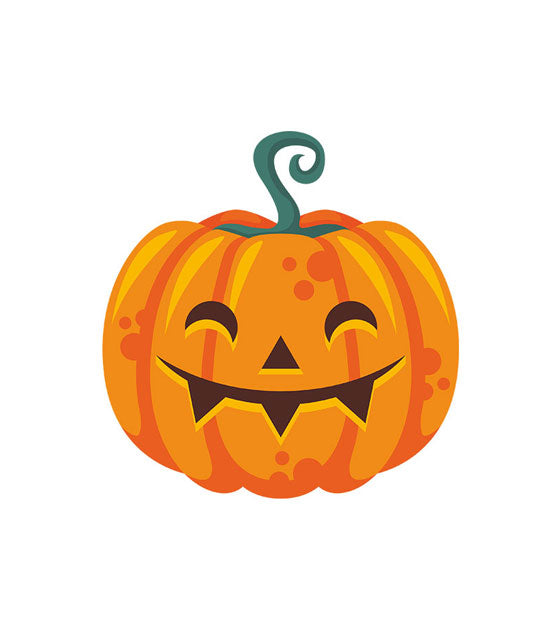 Beaming Face Jack O' Lantern Halloween Vector Art