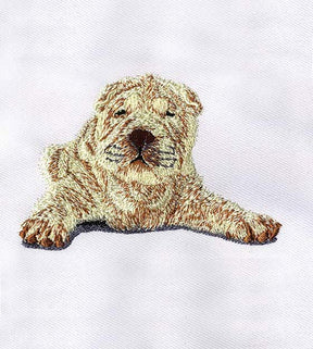 Realistic Dog Embroidery Design