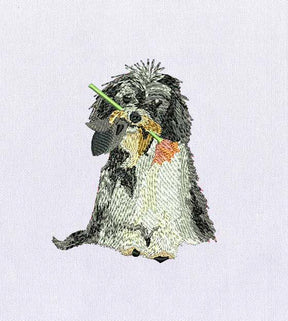 Shih Tzu Embroidery Design