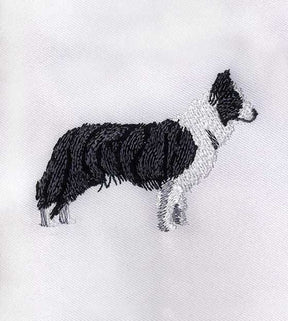 Border Collie Embroidery Design