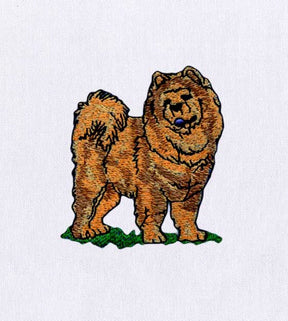 Chow Chow Embroidery Design