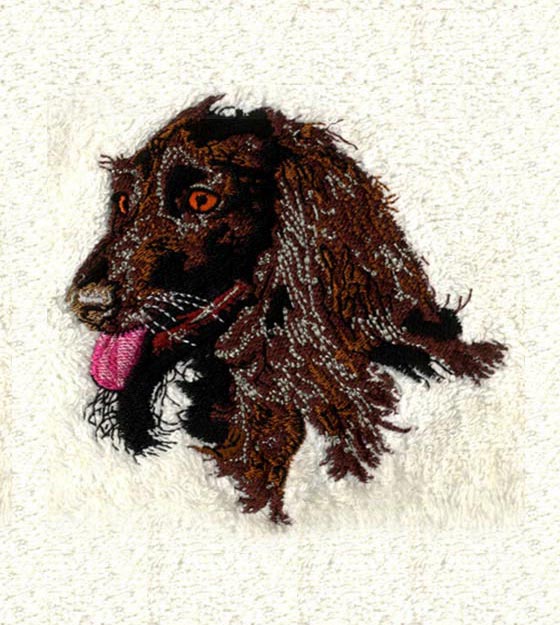 Cocker Spaniel Embroidery Design