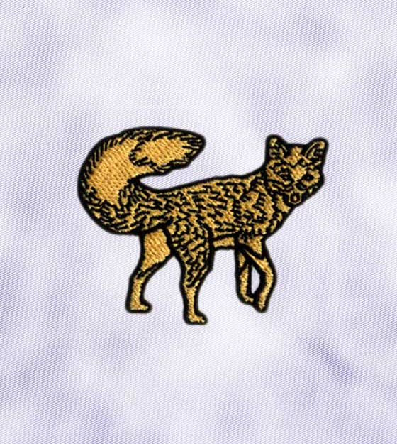 Mysterious and Sly Fox Embroidery Design