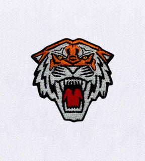 Savage and Wild Tiger Embroidery Design