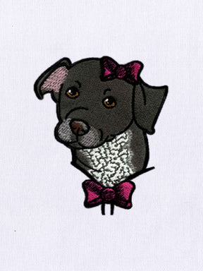 Weimaraner Embroidery Design – Dog Head Embroidery Design