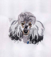Poodle Embroidery Design – 4x4 Dog PES Embroidery File