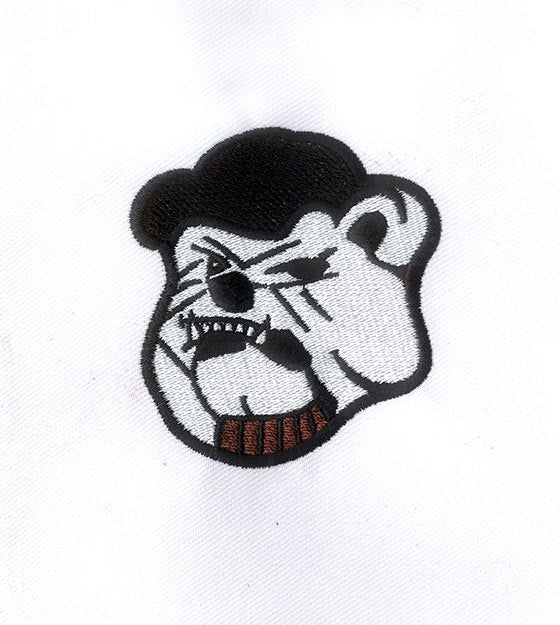 Bulldog Face Embroidery Design