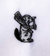 Amiable and Hardworking Beaver Embroidery Design