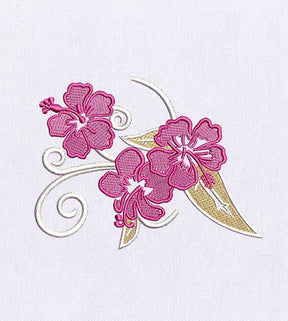 Spectacular Cherry Blossom Flowers Embroidery Design