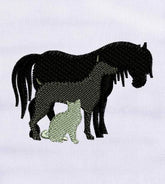 Pet Animal Embroidery Design – Horse
