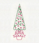 Iconic Christmas Tree Embroidery Design