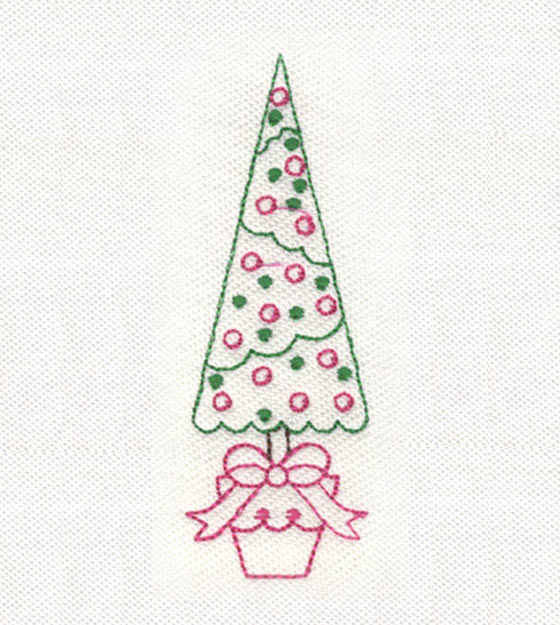 Iconic Christmas Tree Embroidery Design
