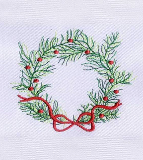 Fancy Christmas Garland Embroidery Design