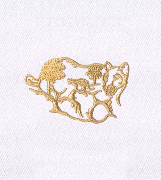 Mountain Cat Embroidery Design