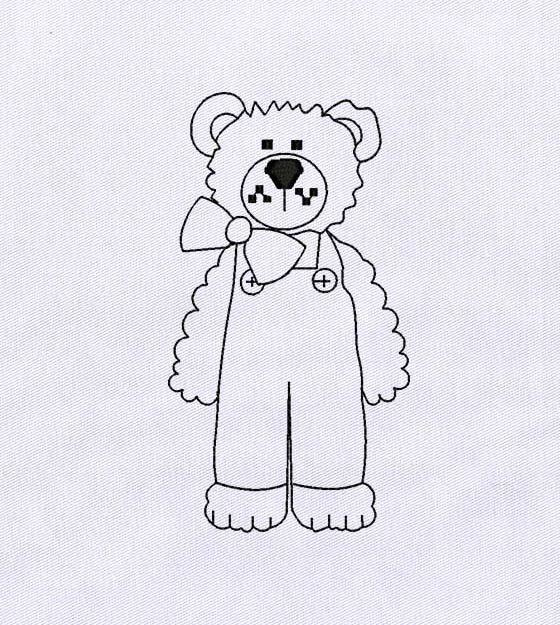 Teddy Bear Embroidery Design