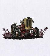 Exquisite Tractor Machine Embroidery Design