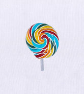 Rainbow Lollipop Vibrant Embroidery Design
