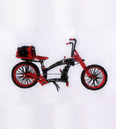 Fancy Girl Bike Digital Embroidery Design