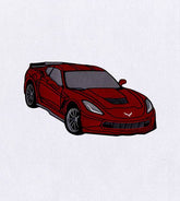 Classically Luxurious Car Machine Embroidery Design