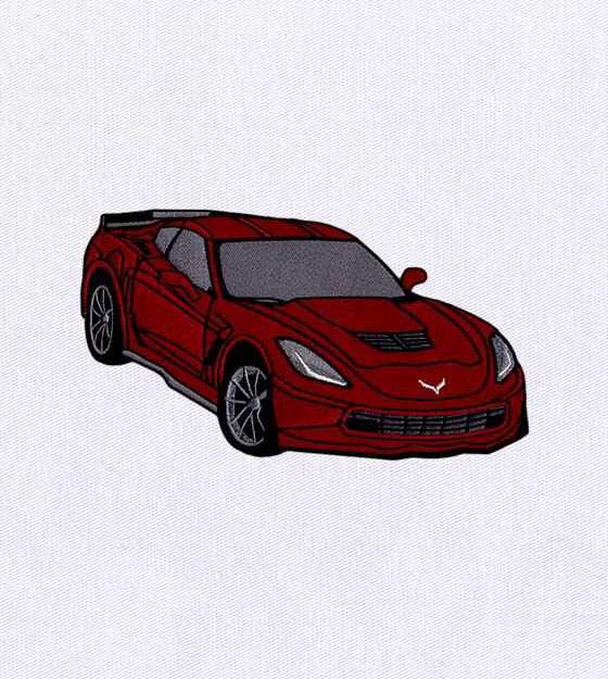 Classically Luxurious Car Machine Embroidery Design