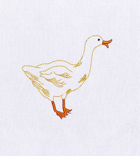 Beautifully Precious Duck Embroidery Design