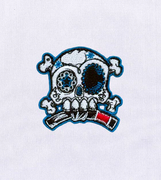 Creatively Kooky Skull Embroidery Design