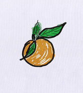 Delectable Juicy Orange Fruit Embroidery Design