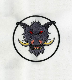 Angry Boar Embroidery Design