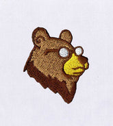Brown Bear Embroidery Design
