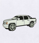 Unruffled and Serene SUV Car Embroidery Design