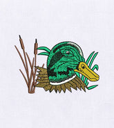 Exquisite Mallard Duck Embroidery Design